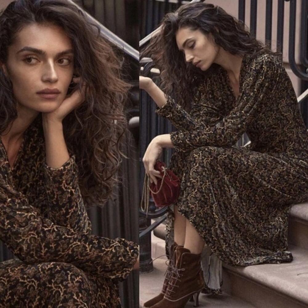 Doen Cleone Dress Terre Jardin De Papillions XS